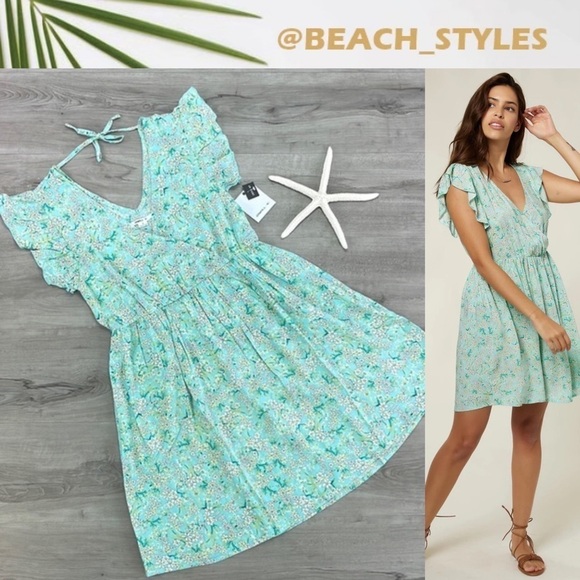 🔆O’NIELL🔆 BRENNEN DITSY DRESS - Picture 1 of 17